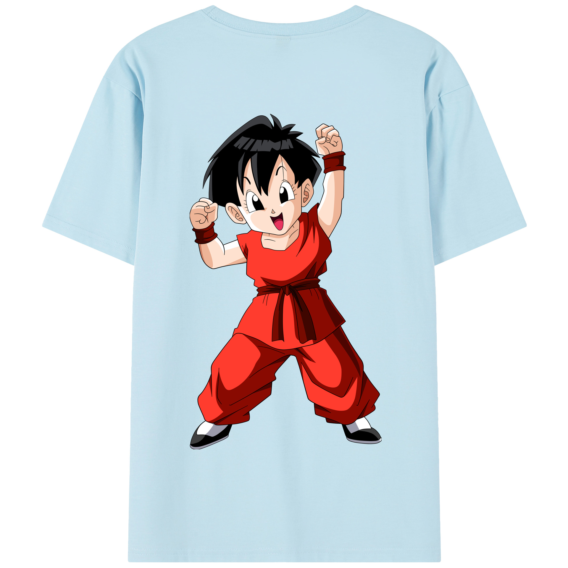 （画像用） ドラゴンボール パン DRAGON BALL Pan 綿100％半袖Tシャツ（背面プリント）